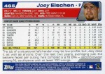 2004 Topps Baseball 465 Joey Eischen (Back)