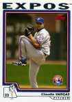 2004 Topps Baseball 489 Claudio Vargas